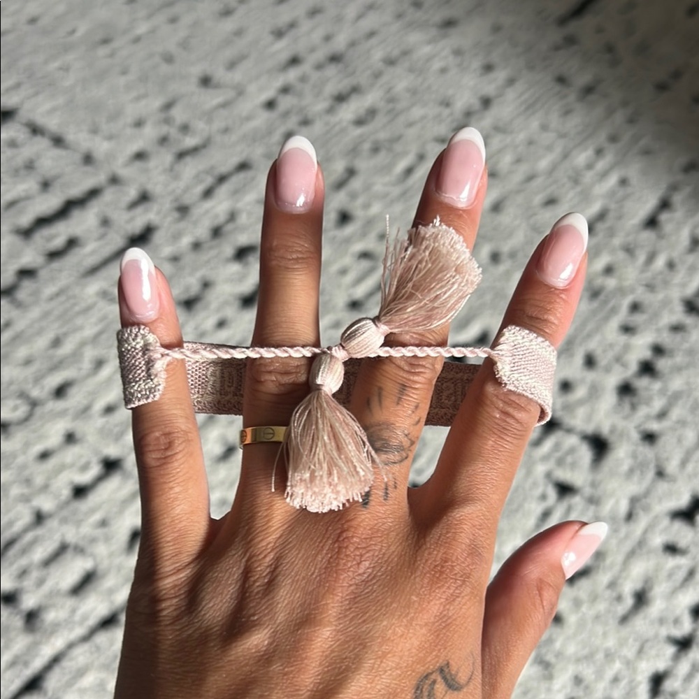 Authentic Dior Cream Embroidered Bracelet - Picture 3 of 3